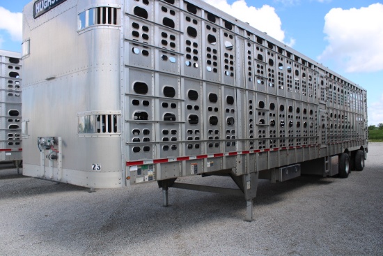 #23 2023 WILSON VIN: 1W1K65323P5563726 Wilson Stockmaster Model PSADL-400P 53' aluminum Hallway Tr
