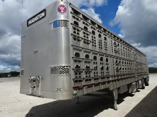 #21C 2021 WILSON VIN: 1W16532A5M5559285Wilson Stockmaster Model PSADL-400P 53' aluminum Hallway Tr