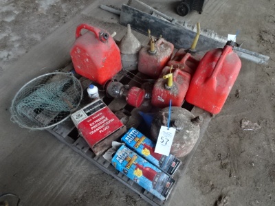 57. fuel canisters and misc.