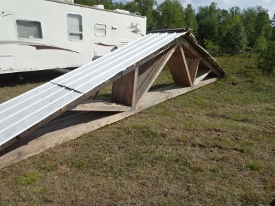 13 pcs 32' 4/12-pitch S.Y.P. 2x6-cord trusses at location #2
