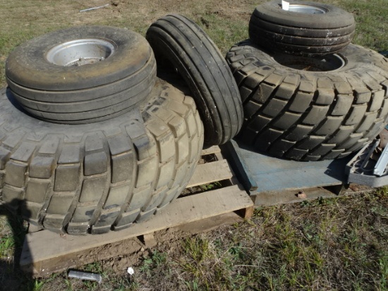 Pr. 18.4 x 16.1 tires + asst.