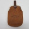 Leather bank bag purse, Saxon State Bank, Wis