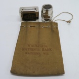 Waukesha National Banks and bank bag