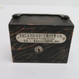 Inland Security Company Farm Mortgage Loans Kansas City Missouri Metal Still Bank