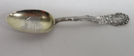 Sterling Silver spoon, Bay State Bank, Massachusetts