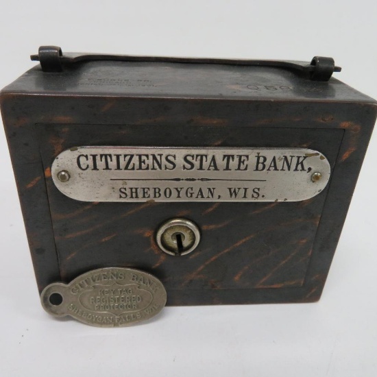 Citizens State Bank Sheboygan,Wis. still bank with key tag