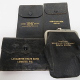 Four Bank wallets from Wisconsin