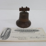 Waukesha National Bank items, Liberty Bell bank and checks