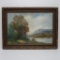 Artist Signed Framed Landscape Oil Painting