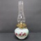 Milk Glass Oil Lamp