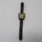 Lucerne Mid Century Cube Watch with Lizard Band