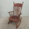 Lovely Pressed Back Rocking Chair