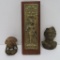 Three Brass Figural Embellishments