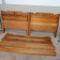 Pair of Spoon Carved Twin Beds