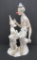 Lladro Like Clown and Doll Figure