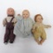 Three Composition Doll Lot - As Found