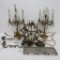 Lot of Goldtone Lights with Lustres