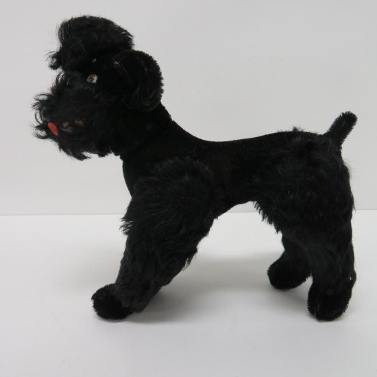 Steiff Black Mohair Poodle "Snobby"