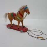 West German Pony Pull Toy