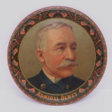 Admiral Dewey Tin Art Plate