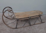 Early German Wood Sled