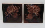 Pair of Kensington Figural Tiles
