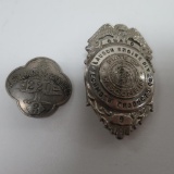 Two Engine Division and Tanning Company Badges