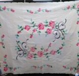 Appliqued Quilt Rose Motif