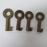 Four Railroad Keys