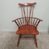 Haywood Wakefield High Back Continuous Arm Windsor Chair