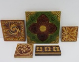 Five Art Tiles