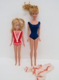 Barbie and Skipper dolls