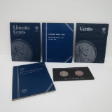 Lincoln Penny folders with pop Repousse and commemoratives