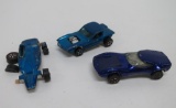 Three Hot Wheel relines