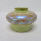 Quezal art glass lamp shade