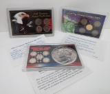 Three Mint Collections with Certificate of Authenticity