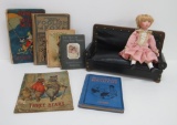 Adorable Children's Doll and Book Lot