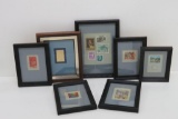 Framed Stamp Lot
