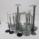 Lot of 29 Assorted Metal Doll Stands