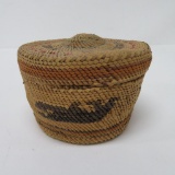 Native American woven basket