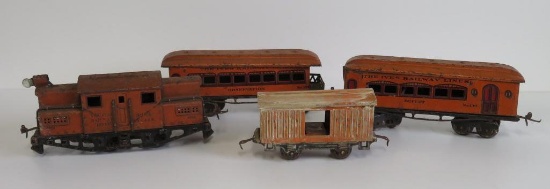 Ives Railway Lines train cars and engine