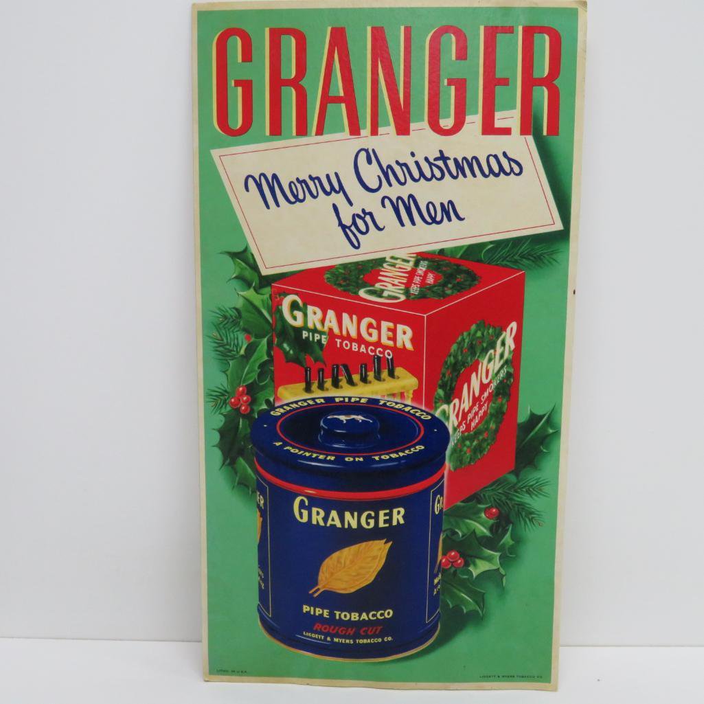 Granger Pipe tobacco tin and Christmas
