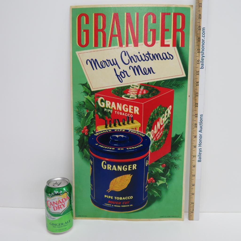 Granger Pipe tobacco tin and Christmas