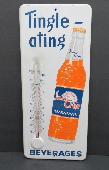 Sun Crest Beverage advertising thermometer