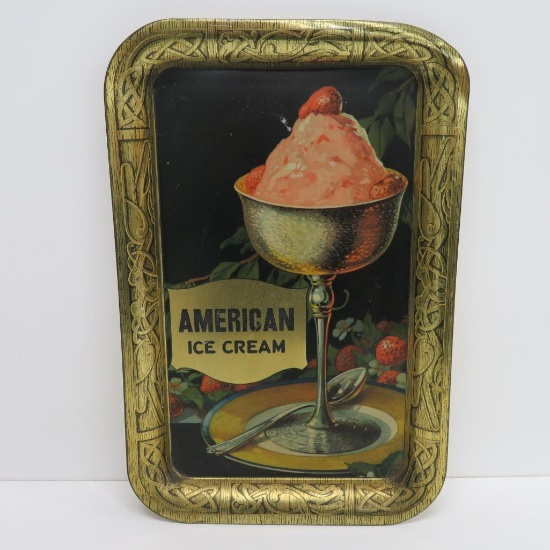 American Ice Cream advertising tray