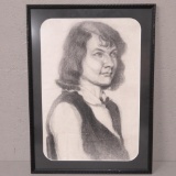 Charcoal portrait attributed to Spicuzza