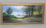 Signed Landscape Pastel by Glatthaar