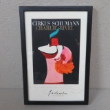 Cirkus Schumann Charlie Rivel by IB Antoni small poster