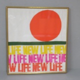 New Life art poster by Sister Mary Corita