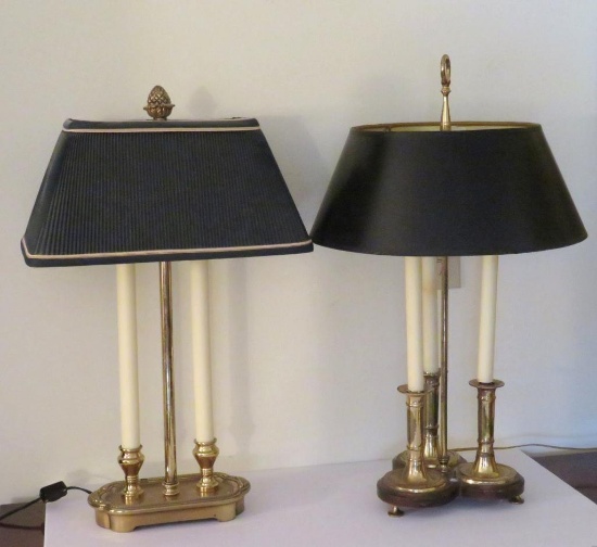 Two table lamps